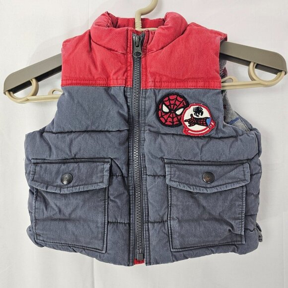 GAP Other - Marvel Puffer Vest Youth 12-18 Months Baby Gap Insulated Zip Up Winter